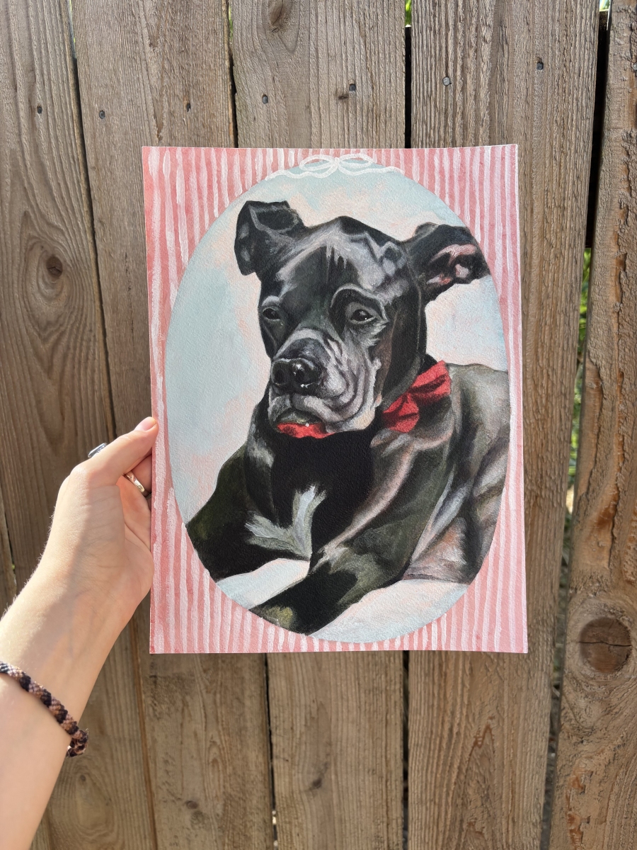 Winston pet portrait~2025