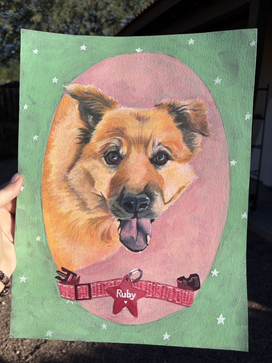 Ruby pet portrait~2025